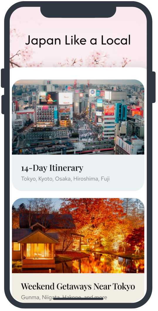 Japan Like a Local Itineraries
